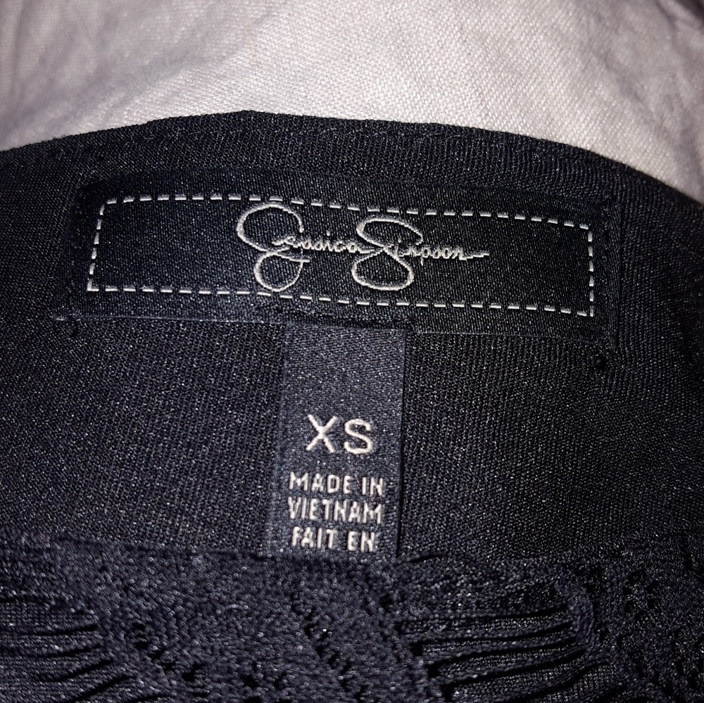 Jessica Simpson black lace blouse - Picture 4 of 8